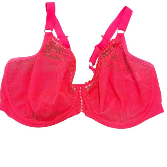 Elomi Matilda EL8900NEP Neon Pink Underwire Bra 36I - Picture 1 of 4